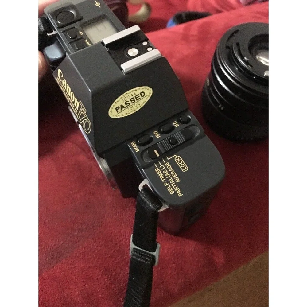 CANON T70 BLACK, With Makinon 28mm Lens‎